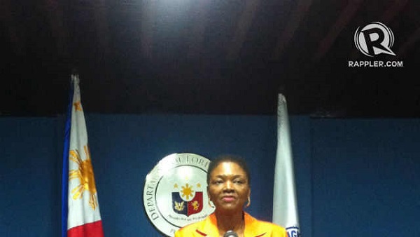 APPEAL. UN Usec Gen Valerie Amos asks the international community for $301 million dollars more to help Filipinos affected by Yolanda. All photos by Carol Ramoran