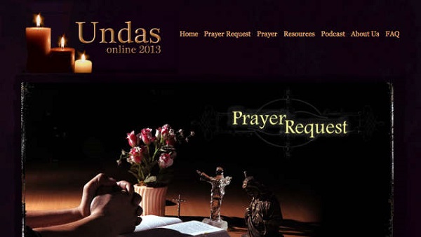 UNDAS ONLINE. The CBCP Media Office offers a website that sets the mood for Undas. Screen grab from undasonline.com