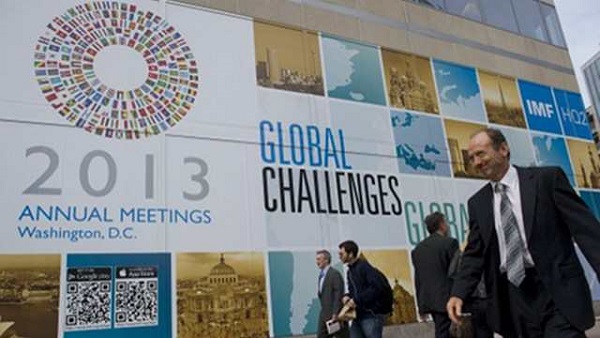ANNUAL MEETING. The top officials of sibling institutions World Bank and the IMF are having their meetings in Washington in early October. File photo by AFP