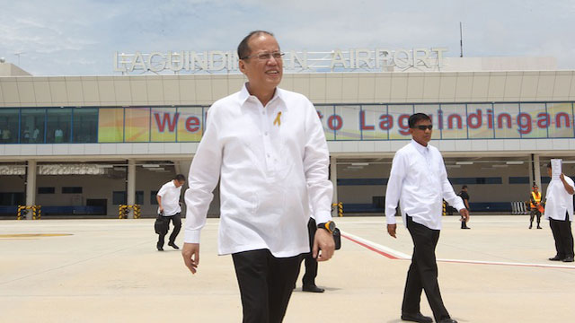 SECURITY FOR TROOPS. President Aquino in a file photo