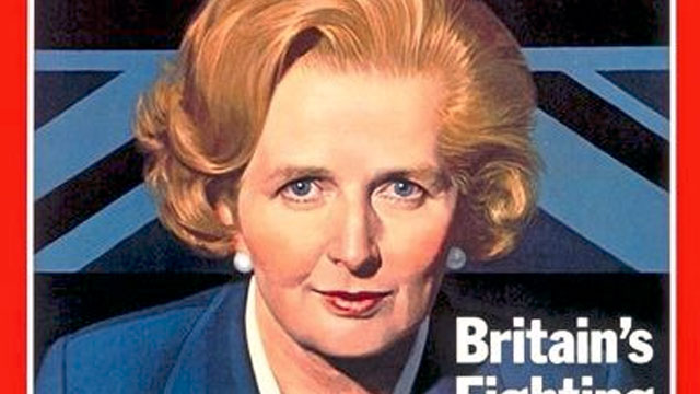 MARGARET THATCHER, BRITAIN's FIGHTING lady, on the cover of TIME magazine on May 14, 1979. Image from Facebook