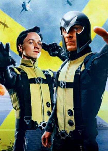 YOUNGER AND PROMISING. James McAvoy as Professor X and Michael Fassbender as Magneto in 'X-Men: First Class.' Image from the X-Men Movies Facebook page