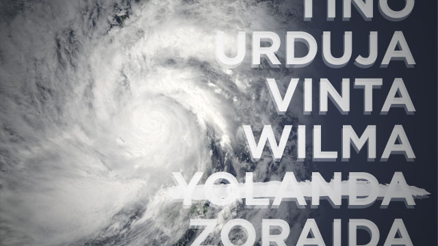 Satellite image of Typhoon Yolanda (Haiyan) by EPA/NASA/LANCE/EOSDIS RAPID RESPONSE