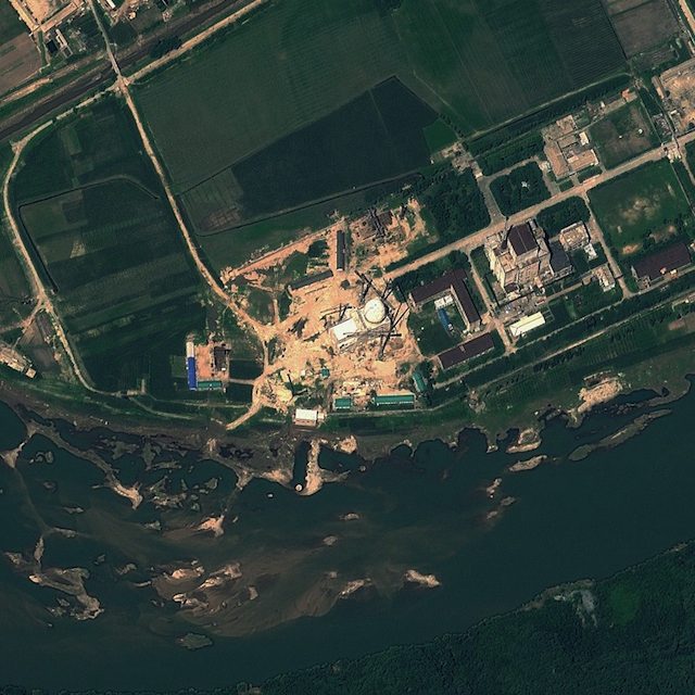 NUCLEAR SITE. This file satellite image taken on August 6, 2012 and provided by GeoEye on August 22, 2012 shows the Yongbyon Nuclear Scientific Research Centre in North Korea. AFP / Files / GeoEye Satellite Image 