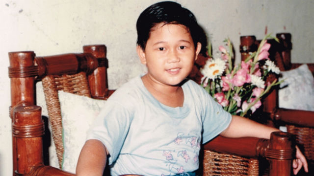 HAPPY CHILDHOOD. The author at home in Pasay City. All photos contributed by Teddy Lim