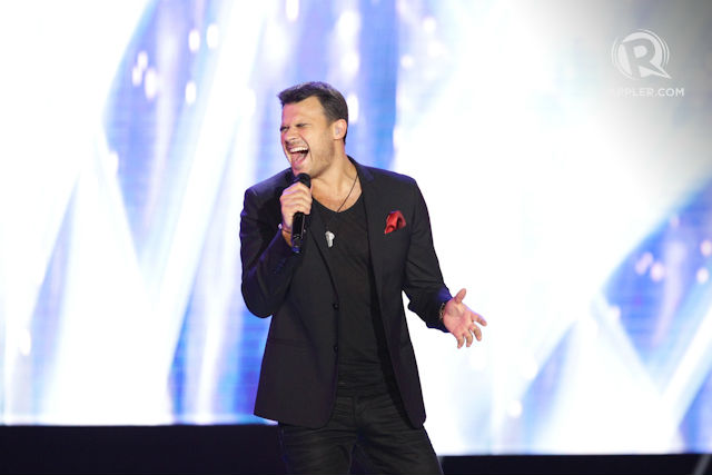 EMIN. The pop star said that he thought Filipinas were beautiful. Photo by Mark Cristino/Rappler