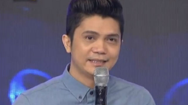 CASE IN COURT. In this file photo Vhong Navarro marks his 'Showtime' return with a tearful speech. Screengrab from Showtime/YouTube (ABS-CBN Online)