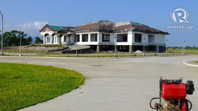 DAMAGED PROPERTY. The APECO administration building was damage by Typhoon Labuyo which made landfall in Casiguran in August 2013. All photos by Pia Ranada/Rappler