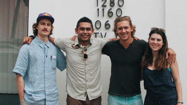 THE TEAM. Filipino Julian Rodriguez (second from the left) with other members of the Plastic Tides expedition. Photo courtesy of Julian Rodriguez