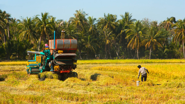 MACHINES IN FARMS. Mechanization is said to be one part of the solution to making Philippine agricultural products more competitive with those of its ASEAN neighbors