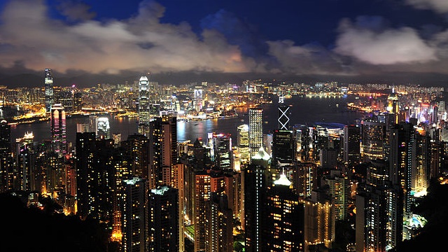 File photo of the Hong Kong skyline