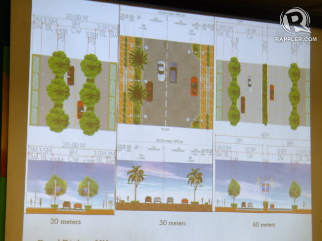 GREEN ROADS. Urban planner and architect Felino Palafox Jr presents road designs that incorporate trees without compromising on quality and public safety