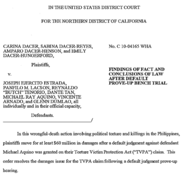 Screenshot of the ruling by Judge William Alsup