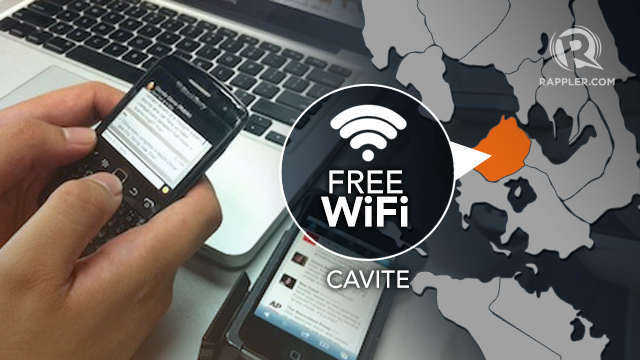 FREE WIFI. Cavite is the first province to launch free Wifi services across its vicinity. 