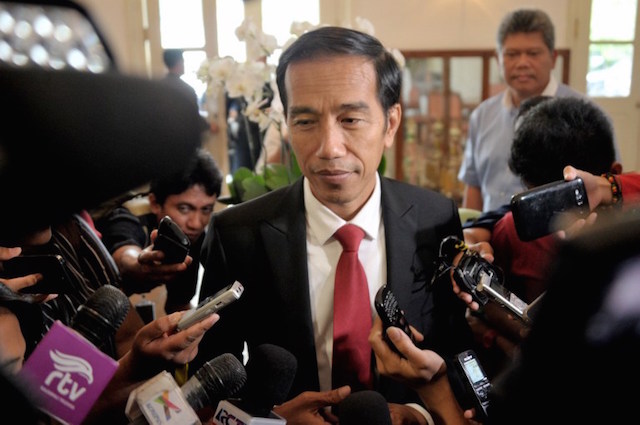 DECISION SOON. Jokowi says he's resolve everthing next week. File photo by AFP
