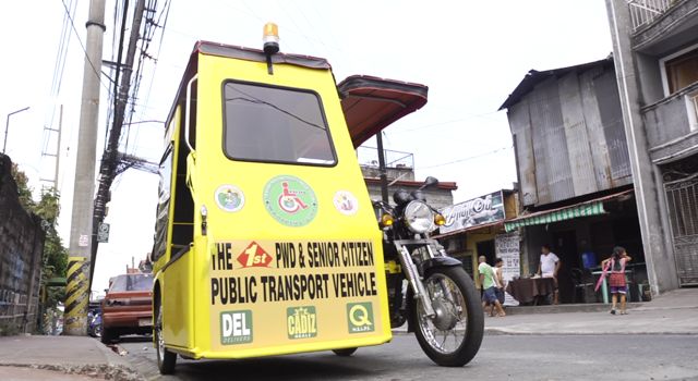 DREAM COME TRUE. Marikina's PWD tricycle serves as hope for disabled persons to finally be able to explore their city, hassle-free. 
