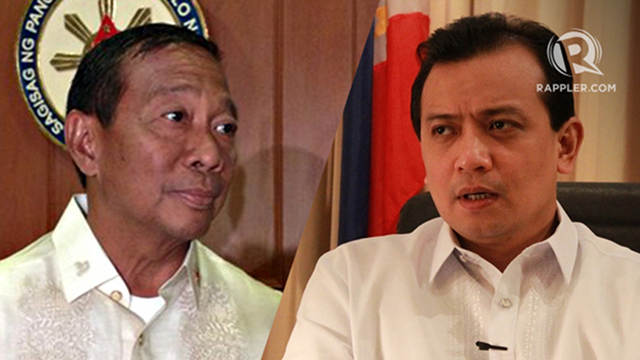 POLITICS OR LEGIT? Senator Antonio Trillanes IV calls for a Senate investigation into the alleged overpricing of Makati buildings and other "anomalies" of the Binays. 