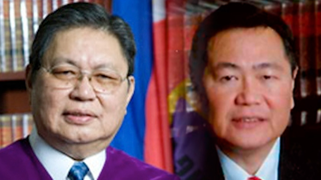 LIBEL. Supreme Court (SC) Justices Antonio Carpio (right) and Arturo Brion (left) wanted reforms in the penal provisions of libel. Photos courtesy of the SC