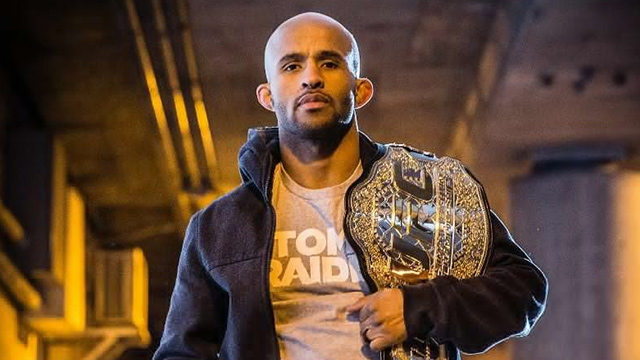 VICTOR. Demetrious 'Mighty Mouse' Johnson keeps the UFC flyweight belt. Image from Demetrious Johnson Facebook page