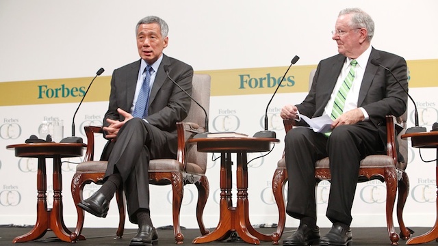 OPTIMISTIC. Singapore's Prime Minister Lee Hsien Loong is positive about the success of ASEAN integration come 2015. Photo from Forbes