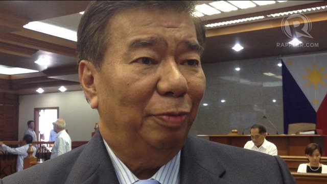 CONGRESS' PREROGATIVE. Drilon says Congress can review the 'strict, literal' definition of savings the Supreme Court used in its ruling on DAP. Photo by Aye Macaraig/Rappler