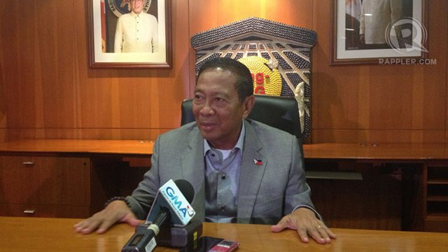 'NOT MY STYLE.' Vice President Jejomar Binay says he is not fond of attacking rivals for political mileage, an obvious swipe at Senate Majority Leader Alan Peter Cayetano. Photo by Ayee Macaraig/Rappler