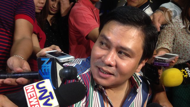 'A JOKE.' Senator Jinggoy Estrada dismisses the Ombudsman decision and Senate resolution to file plunder charges against him as an April Fools' Day operation. File photo by Ayee Macaraig/Rappler