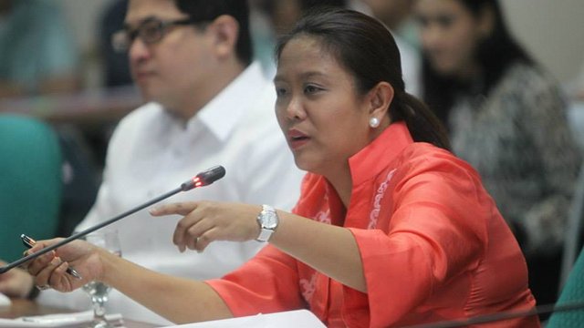 BE CIRCUMSPECT. Senator Nancy Binay says Senate blue ribbon committee chairman TG Guingona should have first consulted committee members before announcing the results of the committee probe. File photo from Binay's Facebook page