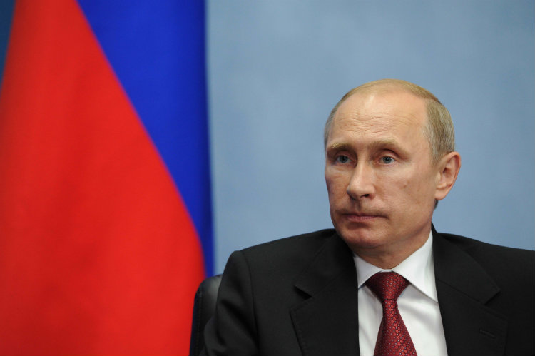 File photo of Vladimir Putin by EPA