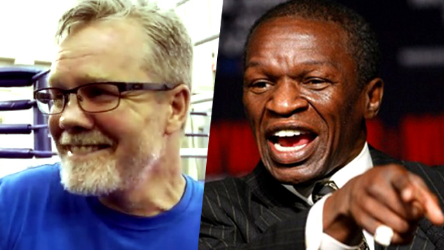 WELCOME CHALLENGE. Manny Pacquiao's trainer Freddie Roach says it's a good thing Floyd Mayweather Jr. brought his dad back into his corner - for Pacquiao
