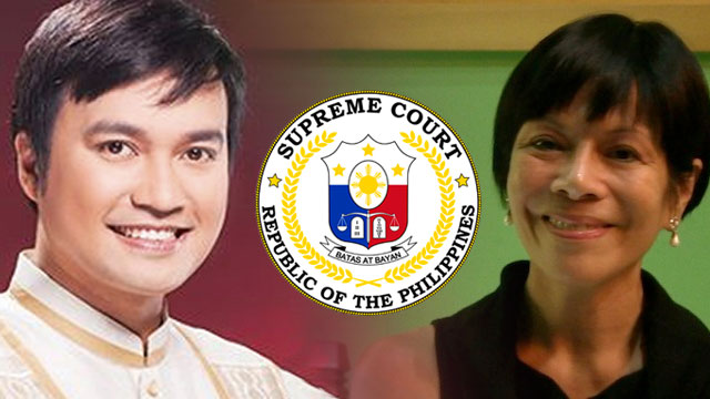 VOLLEYING BATTLE. For two years, the Marinduque's Congressional seat had been fought for by former Representative Llord Allan Velasco and incumbent Representative Regina Reyes.