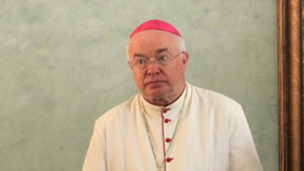 File photo of Polish archbishop Jozef Wesolowski by AFP