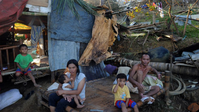 MILLIONS DISPLACED. Malacañang said it would track foreign aid better to ensure it would help the victims of Super Typhoon Yolanda. File photo by Jay Directo/AFP
